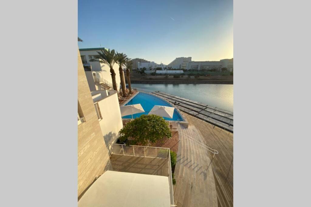 Haverim Ba'Lagouna Amazing Duplex 3Br Front Sea Apartment Eilat Exterior foto